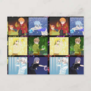 Anime Style Elements Briefkaart