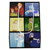 Anime Style Elements Gift Bag Medium Cadeauzakje (Achterkant)