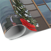 Anime Style Girl Christmas Wrapping Paper Cadeaupapier (Rol Hoek)