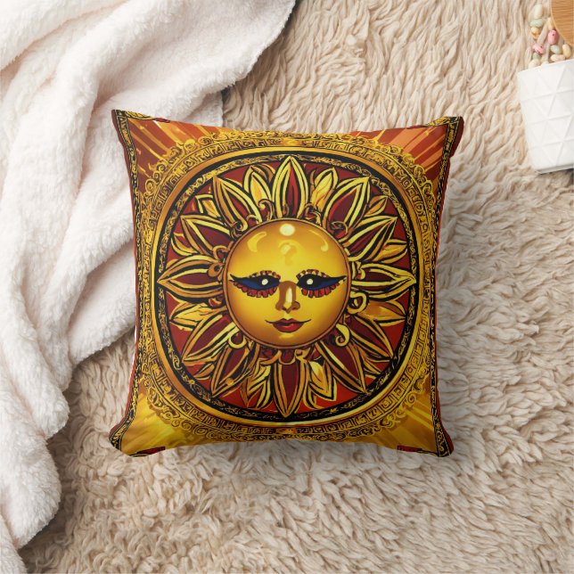 "Anime Sun Kaart kussen" Kussen (Deken)