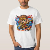 Anime Sun Wukong Monkey King - Journey to the West T-shirt (Voorkant)