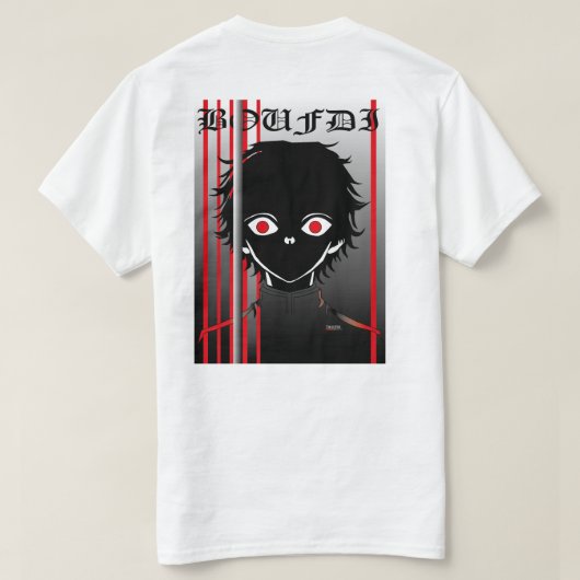 anime t-shirt (Design achterkant)