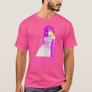 Anime T-shirt is een meisje dat houdt van anime en