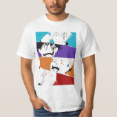 anime t-shirt print: jujutsu kaisen (Voorkant)