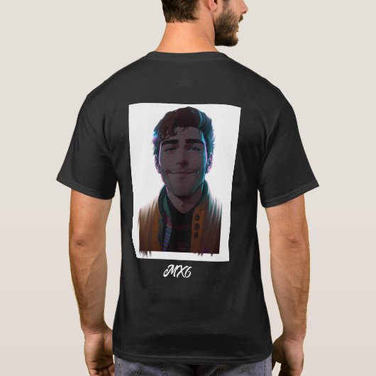 Anime T-shirt - Space Man (Achterkant)