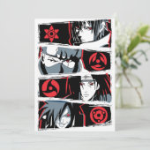 Anime T-shirts design Kaart (Staand voorkant)