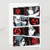 Anime T-shirts design Kaart (Voorkant / Achterkant)