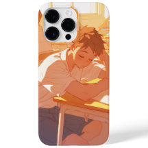 Anime Telefoon Case - Dozing Off in de klas