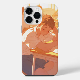 Anime Telefoon Case - Dozing Off in de klas iPhone 14 Pro Max Hoesje