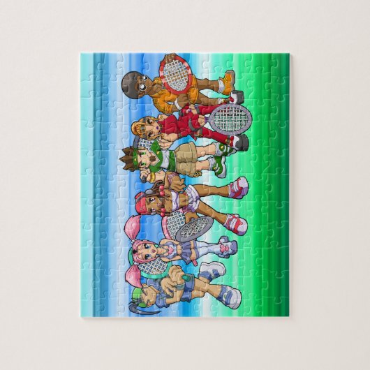 Anime Tennis Characters Legpuzzel (Verticaal)