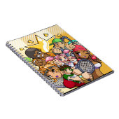 Anime Tennis Characters Notitieboek (Rechterzijde)