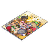 Anime Tennis Characters Notitieboek (Linkerzijde)