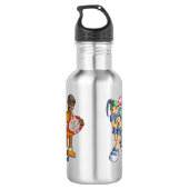 Anime Tennis Characters Waterfles (Achterkant)
