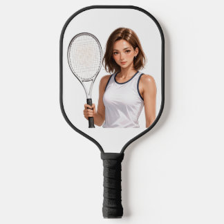 Anime Tennis Meisje Pickleball Paddle
