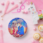 Anime Theme Valentijnsdag Party Papieren Kommen (Feest)