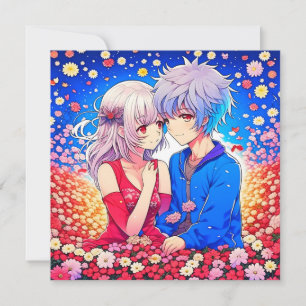 Anime Theme Valentijnsdag Party Save The Date