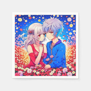 Anime Theme Valentijnsdag Party Servet