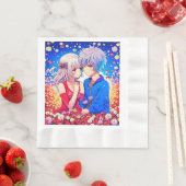 Anime Theme Valentijnsdag Party Servet (Insitu)