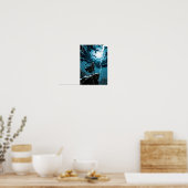 Anime Thunderstorm Cliff Warrior Wall Art Poster (Keuken)