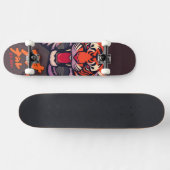 Anime tijger persoonlijk skateboard (Horizontaal)