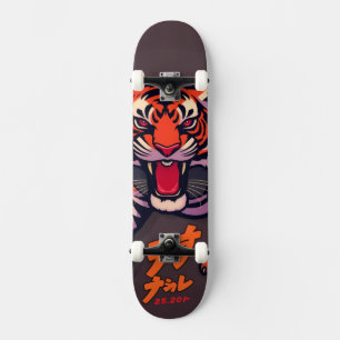 Anime tijger persoonlijk skateboard