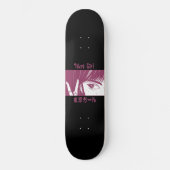 Anime Tokyo Girl Persoonlijk Skateboard (Voorkant)