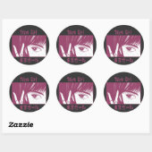 Anime Tokyo Girl Ronde Sticker (Vel)