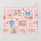 Anime Tom en Jerry Bakery Patroon Briefkaart (Voorkant)
