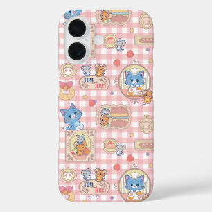 Anime Tom en Jerry Bakery Patroon iPhone 16 Hoesje