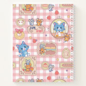 Anime Tom en Jerry Bakery Patroon Notitieboek (Achterkant)