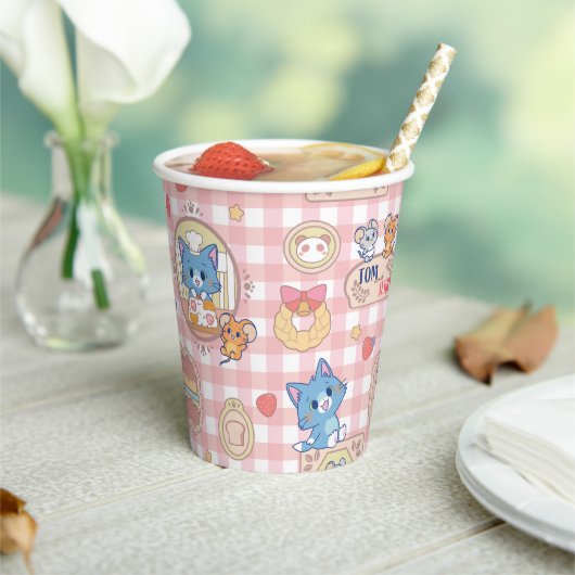 Anime Tom en Jerry Bakery Patroon Papieren Bekers (Insitu)
