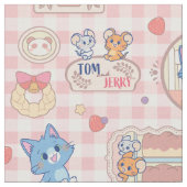Anime Tom en Jerry Bakery Patroon Stof (Close Up)
