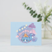 Anime Tom en Jerry Dreamy Nights Briefkaart (Staand voorkant)