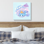 Anime Tom en Jerry Dreamy Nights Canvas Afdruk (Insitu (Slaapkamer))