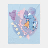 Anime Tom en Jerry Dreamy Nights Fleece Deken (Voorkant)