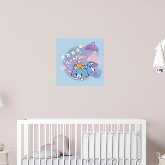 Anime Tom en Jerry Dreamy Nights Poster (Kinderkamer 2)