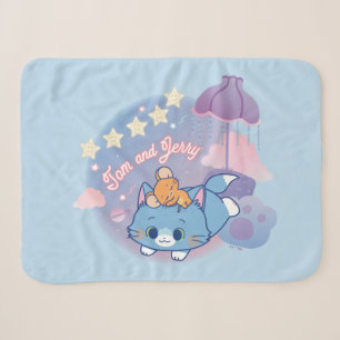 Anime Tom en Jerry Dreamy Nights Sherpa Deken
