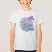 Anime Tom en Jerry Dreamy Nights Tri-Blend Shirt (Voorkant)