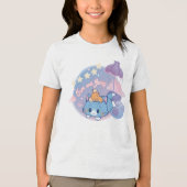 Anime Tom en Jerry Dreamy Nights Tri-Blend Shirt (Voorkant)