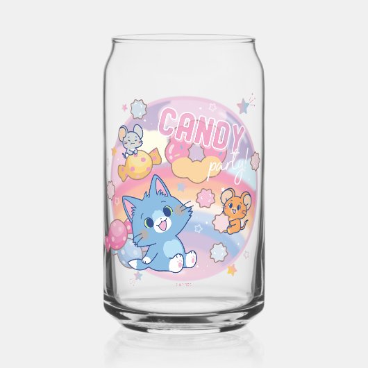 Anime Tom en Jerry Snoep Party Blikvorm Glas (Voorkant)