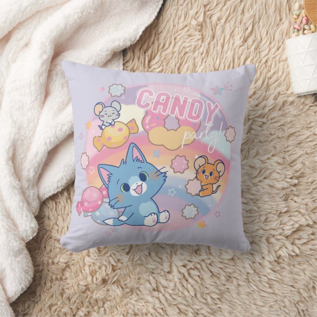 Anime Tom en Jerry Snoep Party Kussen (Deken)