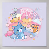 Anime Tom en Jerry Snoep Party Poster (Voorkant)