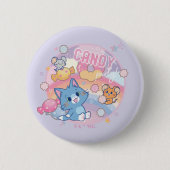 Anime Tom en Jerry Snoep Party Ronde Button 5,7 Cm (Voorkant)