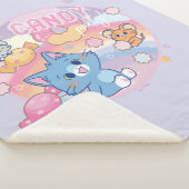 Anime Tom en Jerry Snoep Party Sherpa Deken (3/4)
