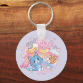 Anime Tom en Jerry Snoep Party Sleutelhanger (Voorkant)