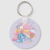 Anime Tom en Jerry Snoep Party Sleutelhanger (Achterkant)