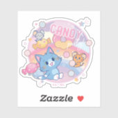Anime Tom en Jerry Snoep Party Sticker (Vel)