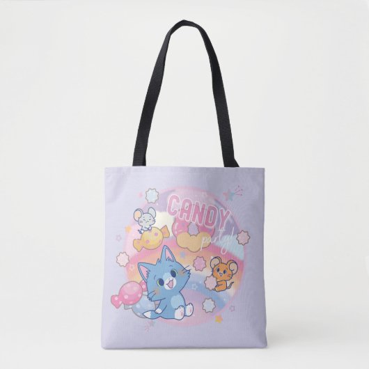 Anime Tom en Jerry Snoep Party Tote Bag (Voorkant)