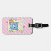 Anime Tom en Jerry Strawberry Fun Bagagelabel (Voorkant horizontaal)