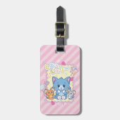 Anime Tom en Jerry Strawberry Fun Bagagelabel (Voorkant verticaal)